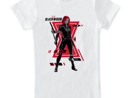 Black Widow Glitched Character Portrait T-Shirt for Kids – Customized | Disney Store has hit the shelves