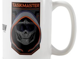 Taskmaster Skull Badge Coffee Mug – Black Widow – Customized | Disney Store is now available for purchase
