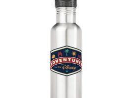 Adventures by Disney Badge Stainless Steel Water Bottle – Customizable | Disney Store is now available