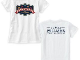 Adventures by Disney Badge T-Shirt for Women – Customizable | Disney Store is available online