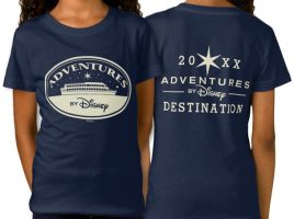Adventures by Disney Boat Badge T-Shirt for Girls – Customizable | Disney Store now available online