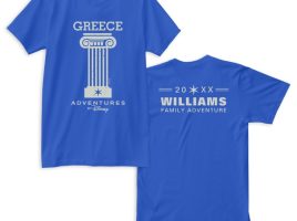 Adventures by Disney Greece Family Tee – Customizable | Disney Store is now available for purchase