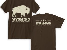 Adventures by Disney Wyoming Family Tee – Customizable | Disney Store – Purchase Online Now