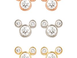 Diamond Mickey Mouse Earrings – Medium – 18K can now be purchased online
