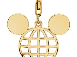 Mickey Mouse Globe Icon Charm available online for purchase