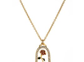 Beauty and the Beast Enchanted Rose Necklace by Arribas has hit the shelves for purchase