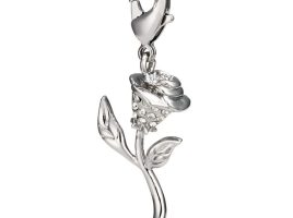 Beauty and the Beast Enchanted Rose Charm by Arribas – Buy Now