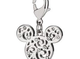Mickey Mouse Filigree Icon Charm by Arribas is now available
