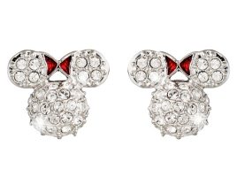 Minnie Mouse Icon Earrings by Arribas – Domed is available online for purchase