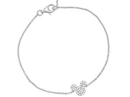 Mickey Mouse Icon Bracelet by CRISLU – Platinum – Buy Now