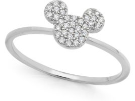 Mickey Mouse Icon Ring by CRISLU – Platinum now available for purchase