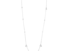 Mickey and Minnie Mouse Station Necklace by CRISLU – Platinum now out