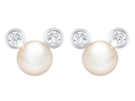 Mickey Mouse Pearl Earrings by CRISLU is now available
