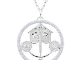 Disney it’s a small world Clockface Necklace by CRISLU is here now