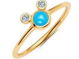 Mickey Mouse Icon Turquoise Ring by CRISLU here now
