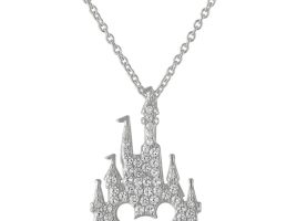 Mickey Mouse Fantasyland Castle Necklace by Rebecca Hook – Silver here now