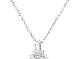 Mickey Mouse Icon on Fantasyland Castle Necklace by Rebecca Hook is now out for purchase