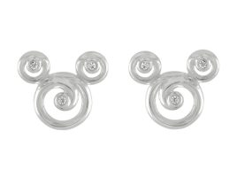 Mickey Mouse Swirl Icon Earrings by Rebecca Hook can now be purchased online