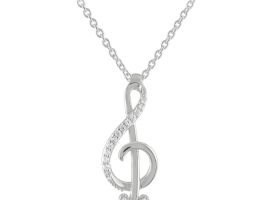 Mickey Mouse Music Necklace by Rebecca Hook now available for purchase