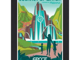 EPCOT Journey of Water Matted Print is available online