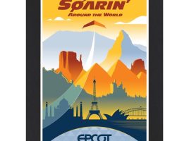EPCOT Soarin’ Around the World Matted Print – Purchase Online Now