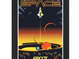 EPCOT Mission SPACE Matted Print is now out