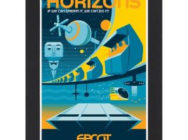 EPCOT Horizons Matted Print is here now