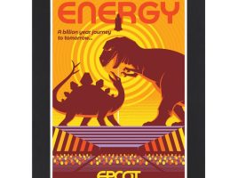 EPCOT Universe of Energy Matted Print now available for purchase