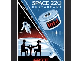 EPCOT Space 220 Restaurant Matted Print now out for purchase