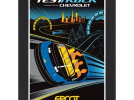 EPCOT Test Track Matted Print is available online for purchase