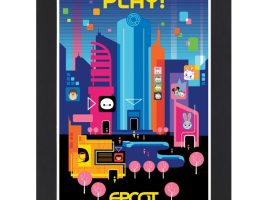EPCOT Play! Matted Print is now available for purchase