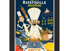 EPCOT Remy’s Ratatouille Adventure Matted Print now available