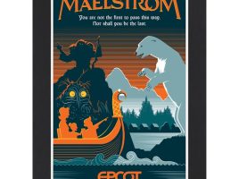 EPCOT Maelstrom Matted Print has hit the shelves