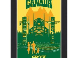 EPCOT Canada Pavilion Matted Print – Buy It Today!