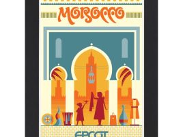 EPCOT Morocco Pavilion Matted Print – Buy It Today!