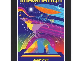 EPCOT Imagination Matted Print is now available online