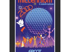 EPCOT Millennium Celebration 2000 Matted Print – Buy It Today!