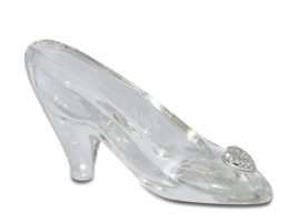 Personalizable Small Cinderella Glass Slipper by Arribas released today