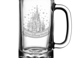 Walt Disney World Cinderella Castle Glass Sport Mug by Arribas – Personalize available online