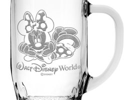Minnie Mouse Glass Mug by Arribas – Large – Personalized has hit the shelves