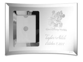 Mickey and Minnie Mouse Glass Frame by Arribas – Large – Personalized now out for purchase