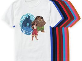 Moana & Maui Adventures in Oceania T-Shirt for Adults – Moana – Customizable | Disney Store can now be purchased online