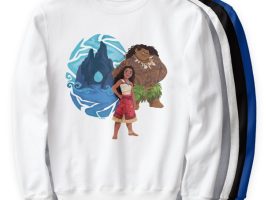 Moana & Maui Adventures in Oceania Sweatshirt for Adults – Moana – Customizable | Disney Store – Get It Here