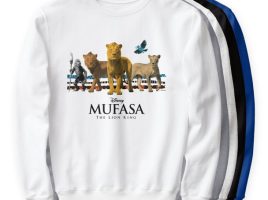 Mufasa Pride Lands Royal Family Sweatshirt for Adults – Mufasa: The Lion King – Customizable | Disney Store now available for purchase