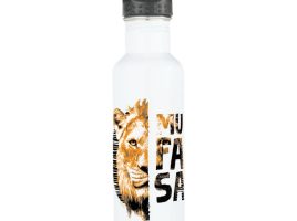 Mufasa Typography Stainless Steel Water Bottle – Mufasa: The Lion King – Customizable | Disney Store can now be purchased online