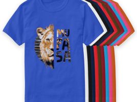 Mufasa Typography T-Shirt for Adults – Mufasa: The Lion King – Customizable | Disney Store is now available for purchase