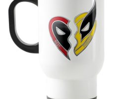 Deadpool & Wolverine Best Friends Charms Travel Mug – Customizable | Disney Store is now available online