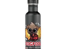 Dogpool Smells Like Trouble Stainless Steel Water Bottle – Deadpool & Wolverine – Customizable | Disney Store – Buy Online Now