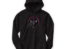 Wolverine Claws Deadpool Icon Pullover Hoodie for Adults – Deadpool & Wolverine – Customizable | Disney Store is here now