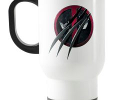 Wolverine Claws Deadpool Icon Travel Mug – Deadpool & Wolverine – Customizable | Disney Store now out